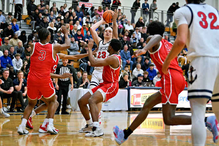 Columbus Lake Oswego boys basketball Les Schwab Invitational December 27 2023 Leon Neuschwander 54